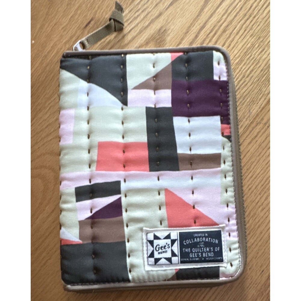 Gee's Bend Quilted Zippered Journal Cover w/Graph Paper Black History Collab.